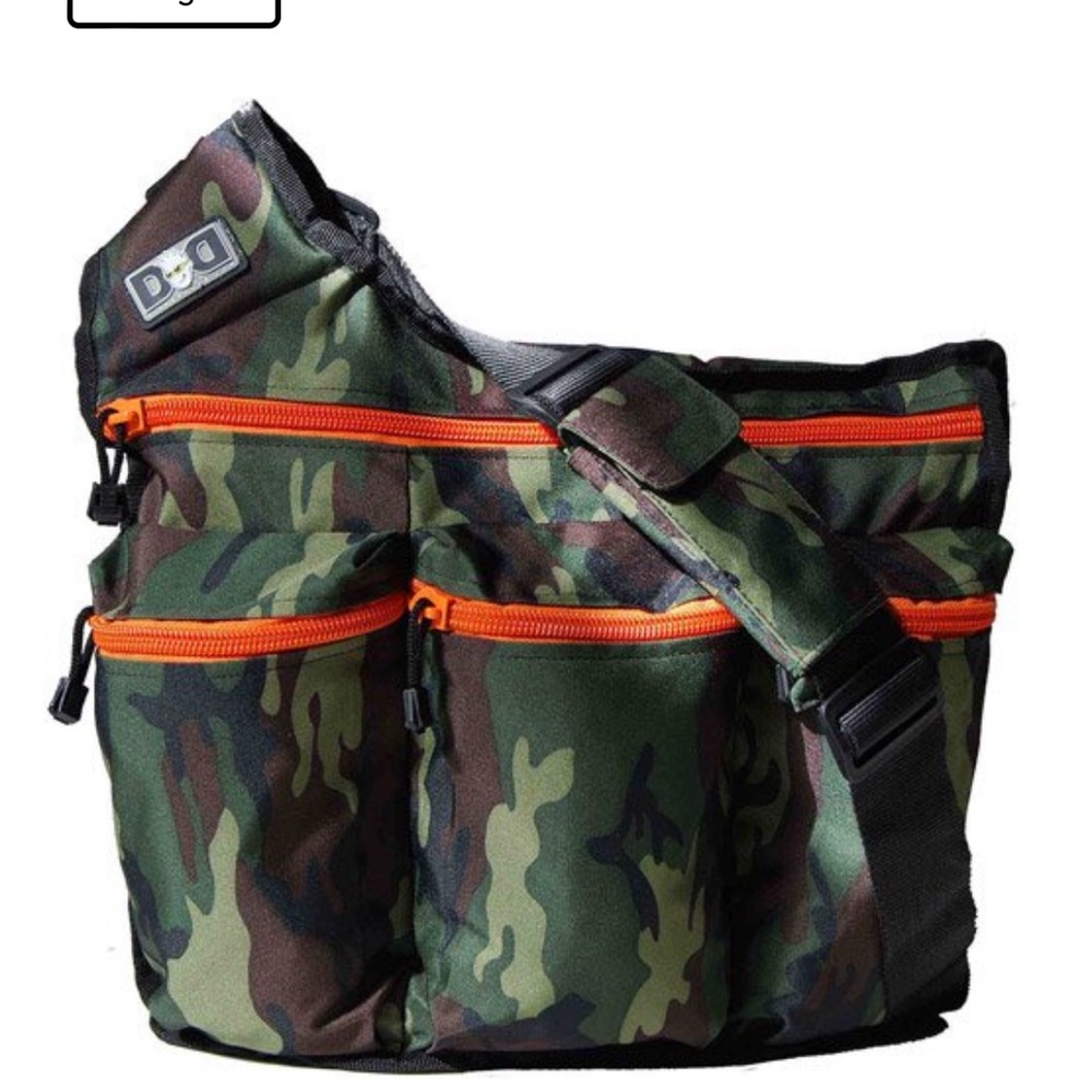Diaper Dude Diaper Bag in camp - like new
